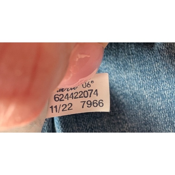 Aerie Pull On Baby Flare Jeans Medium Blue Stretch Retro Boho 90s‎ Vibe Everyday - Picture 7 of 8